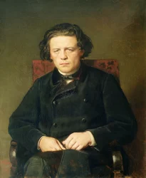 Porträt von Anton Rubinstein (1829-94) 1870